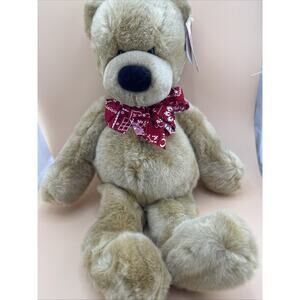 Vintage 1995 Ganz Collectibles “Josh ” Original Tagslight Brown Teddy Bear 16”